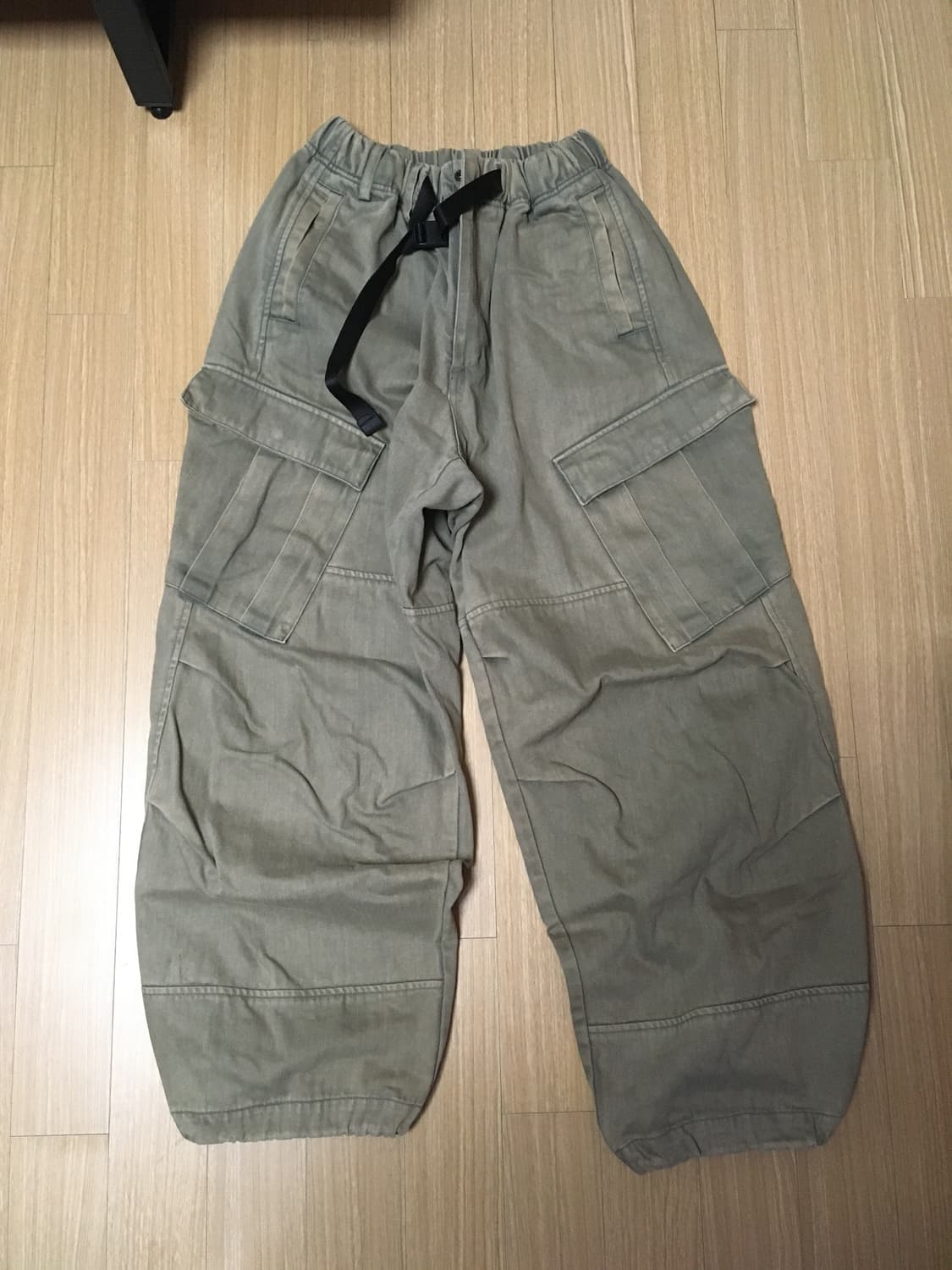 [4] 해칭룸 밀팬츠 워시드 올리브 상품이미지2