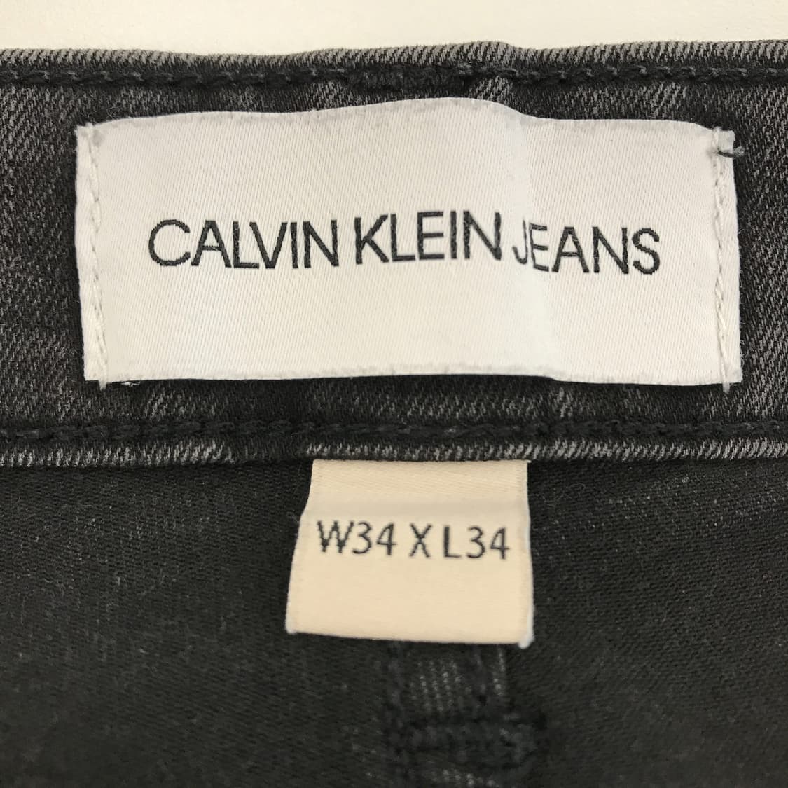 캘빈클라인 CK 흑청 데님 청바지 [34인치] 상품이미지5