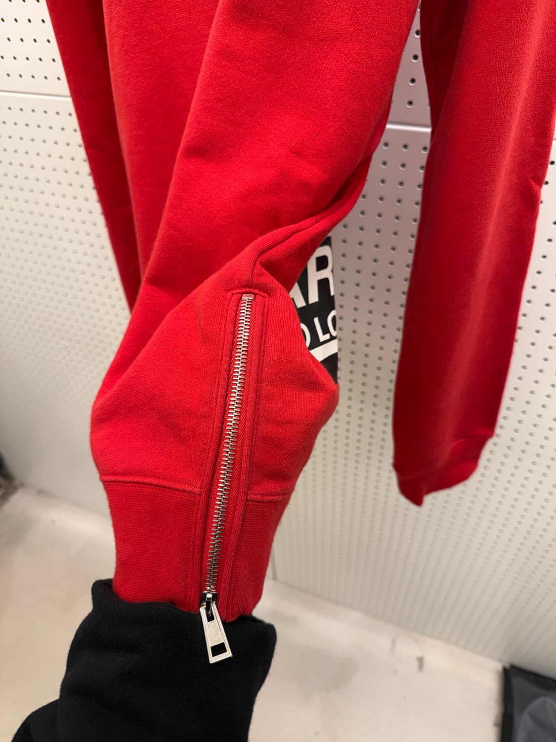 라프시몬스 레드 크루넥 스웻셔츠 U1435 상품이미지6