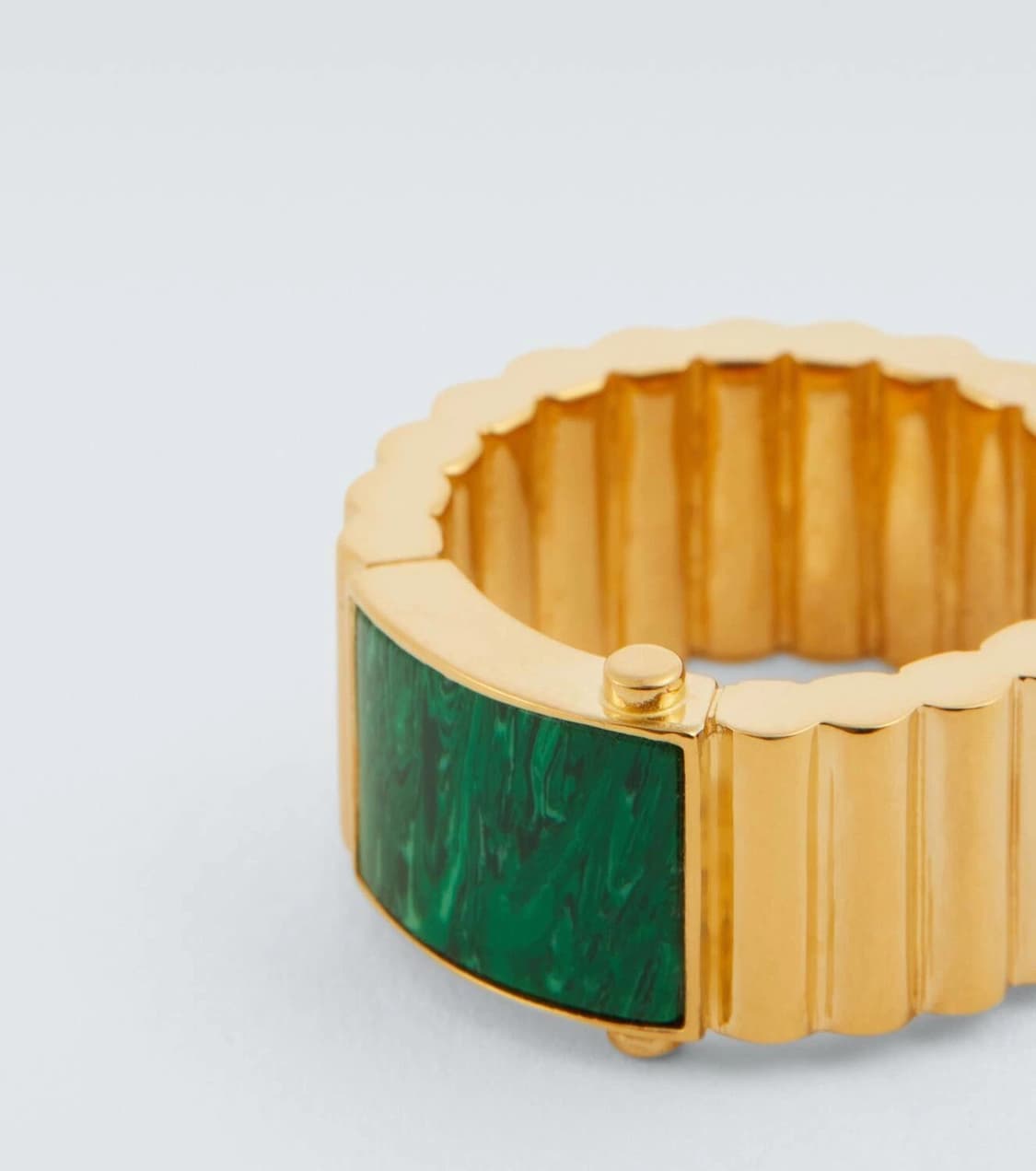 보테가베네타 말라카이트 워치 링 925실버 18K플레이트 상품이미지2