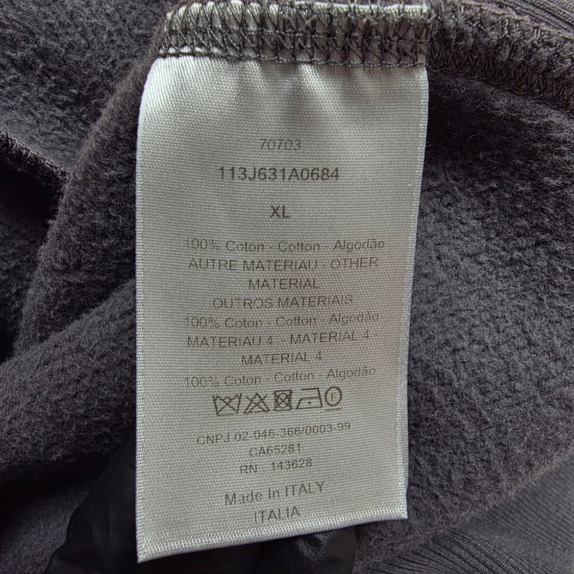 할인특가{클로젯}[XL]디올 오블리크 코튼 테리 자카드 후드티 상품이미지7