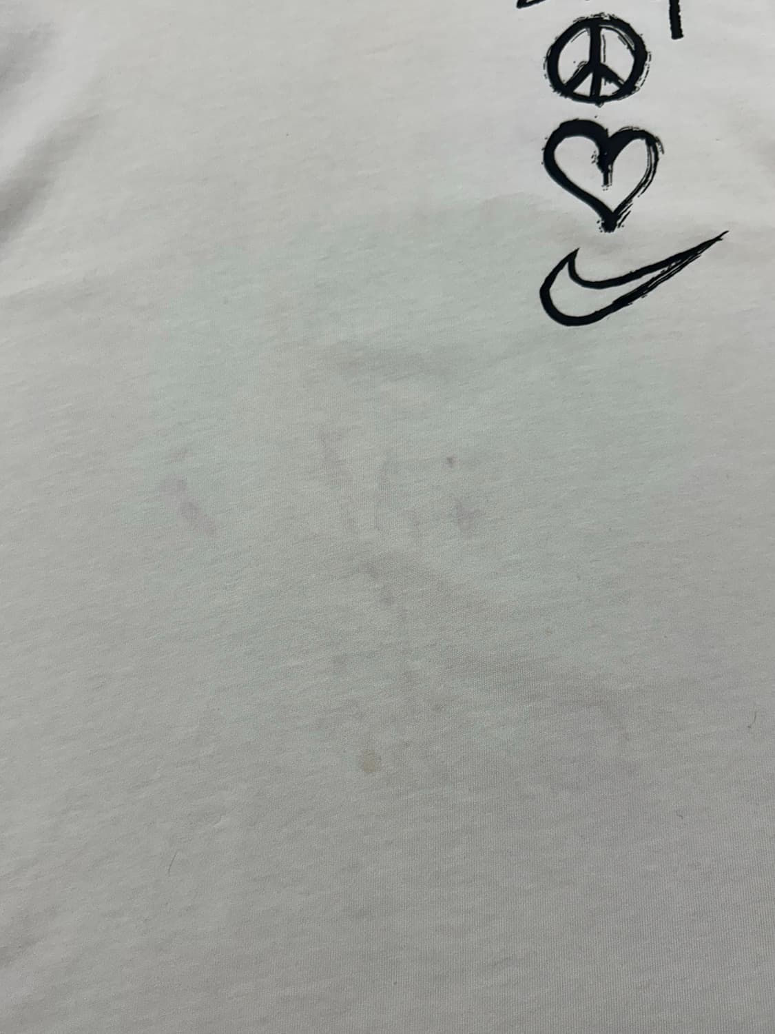 스투시 x 나이키 NRG 화이트 반팔티 상품이미지4