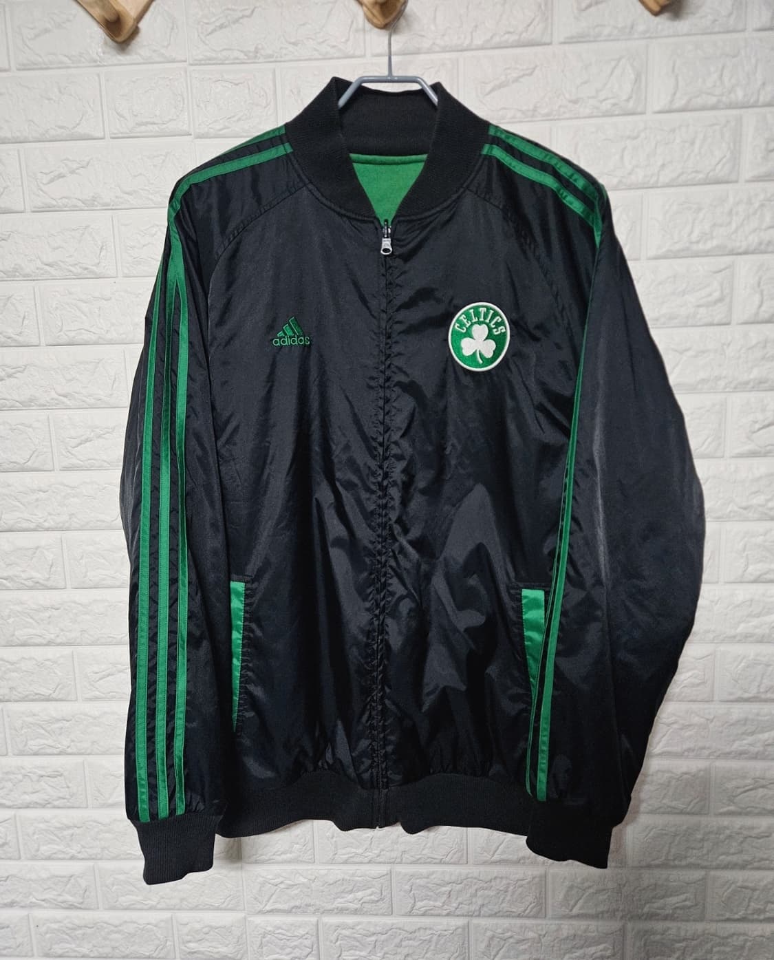 [100] 아디다스 빈티지 NBA 보스톤셀틱스 리버서블 자켓 상품이미지2