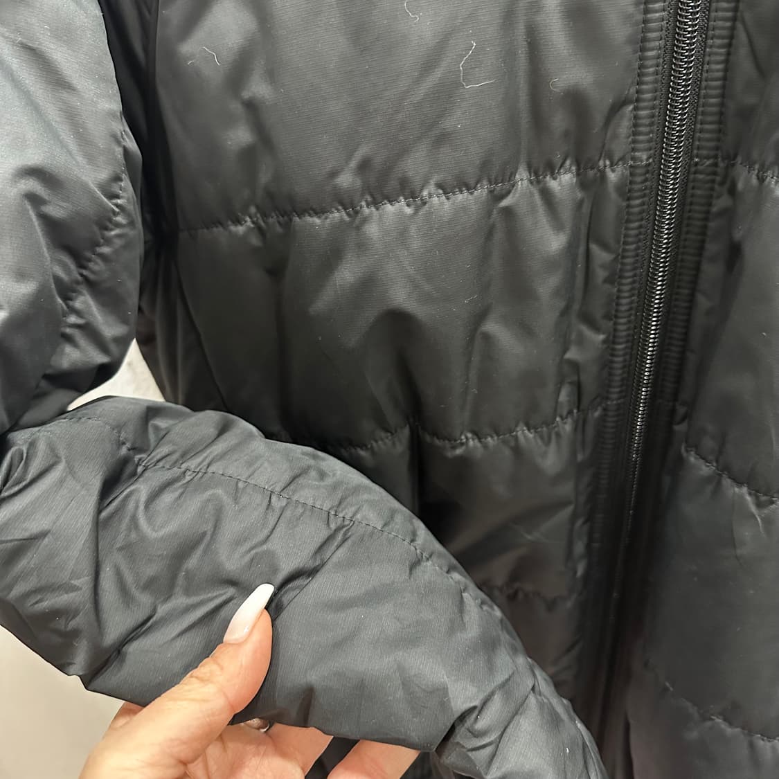 아디다스 블렉 푸퍼 다운 숏패딩M 상품이미지6