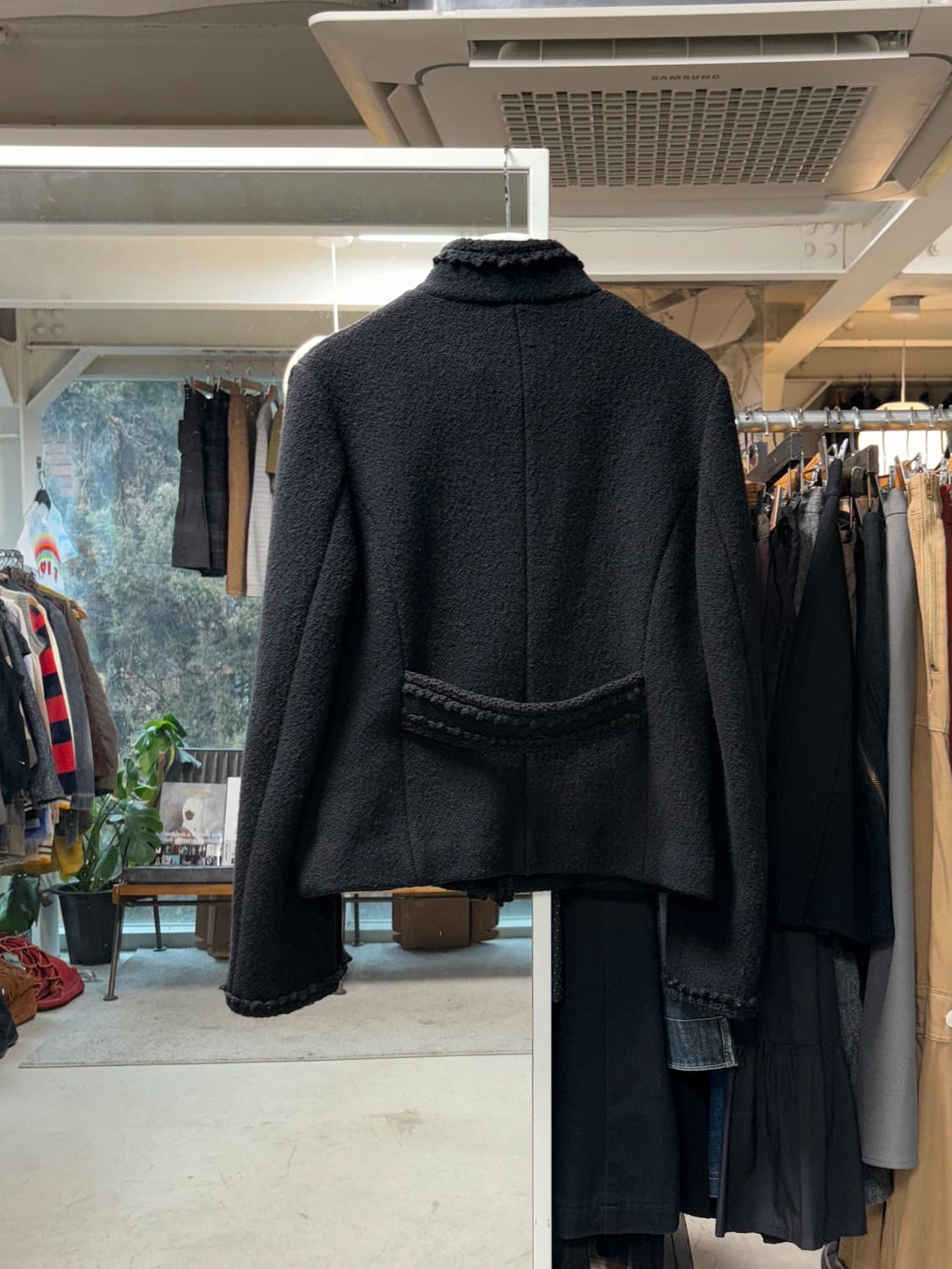 아츠로 타야마 비대칭 울자켓 상품이미지2