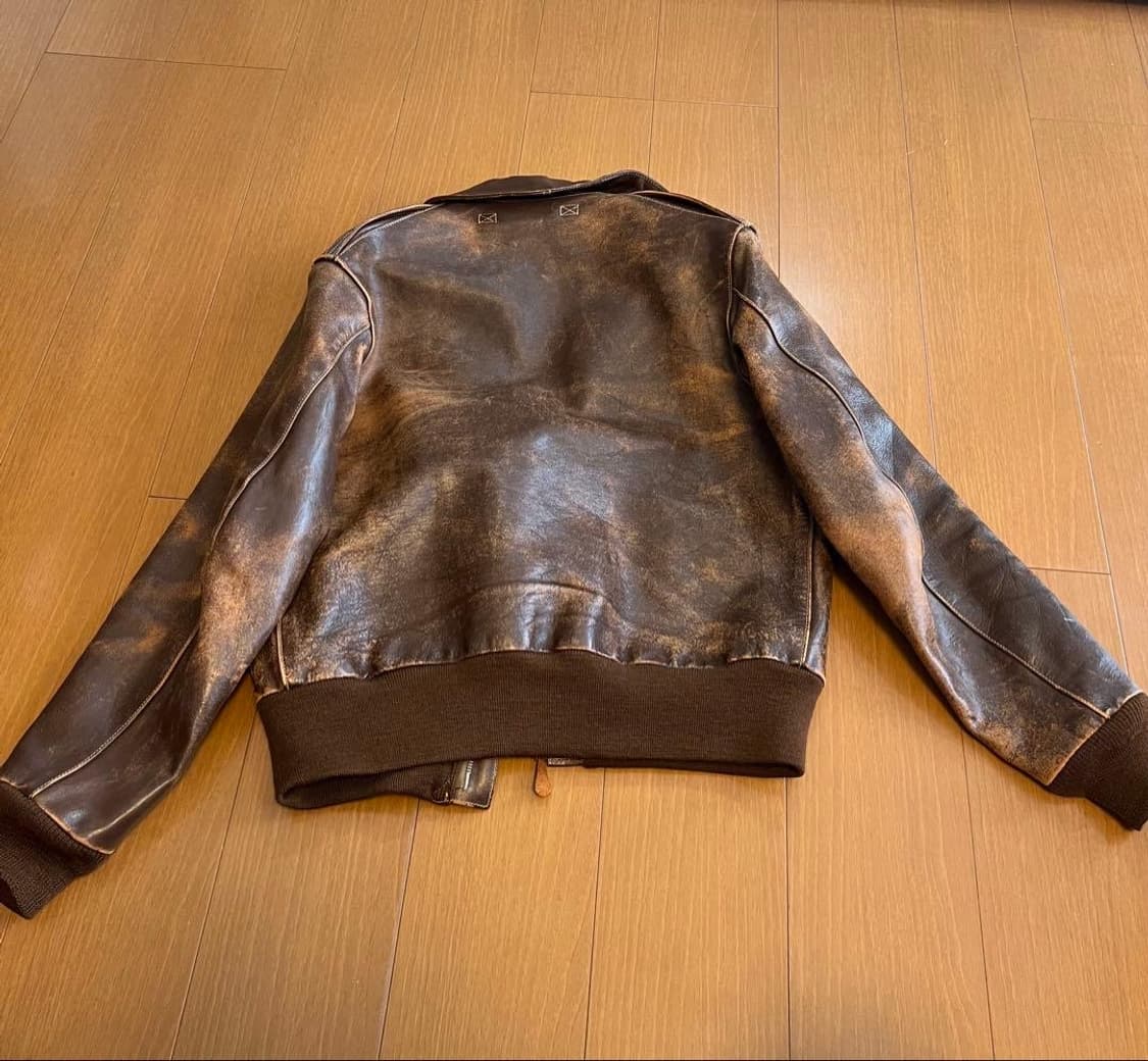 (40) 버즈릭슨 buzz rickson a-2 가죽자켓 상품이미지4