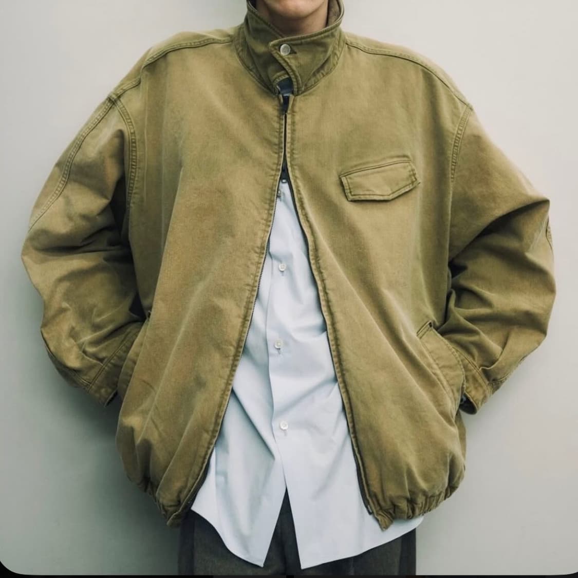 [L] USA 폴로 코튼 A2 자켓 베이지 상품이미지5