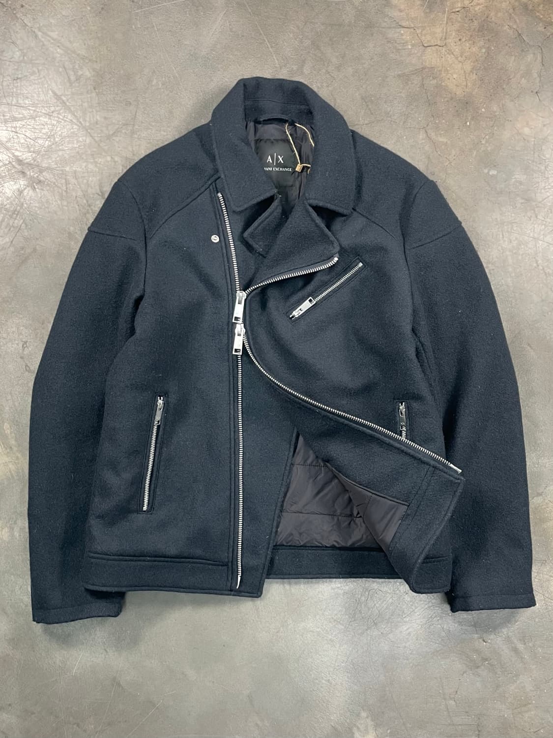 아르마니 익스체인지 울 라이더 자켓 상품이미지1
