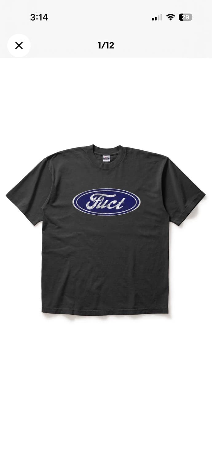 fuct 퍽트 오발 로고 티셔츠 상품이미지1