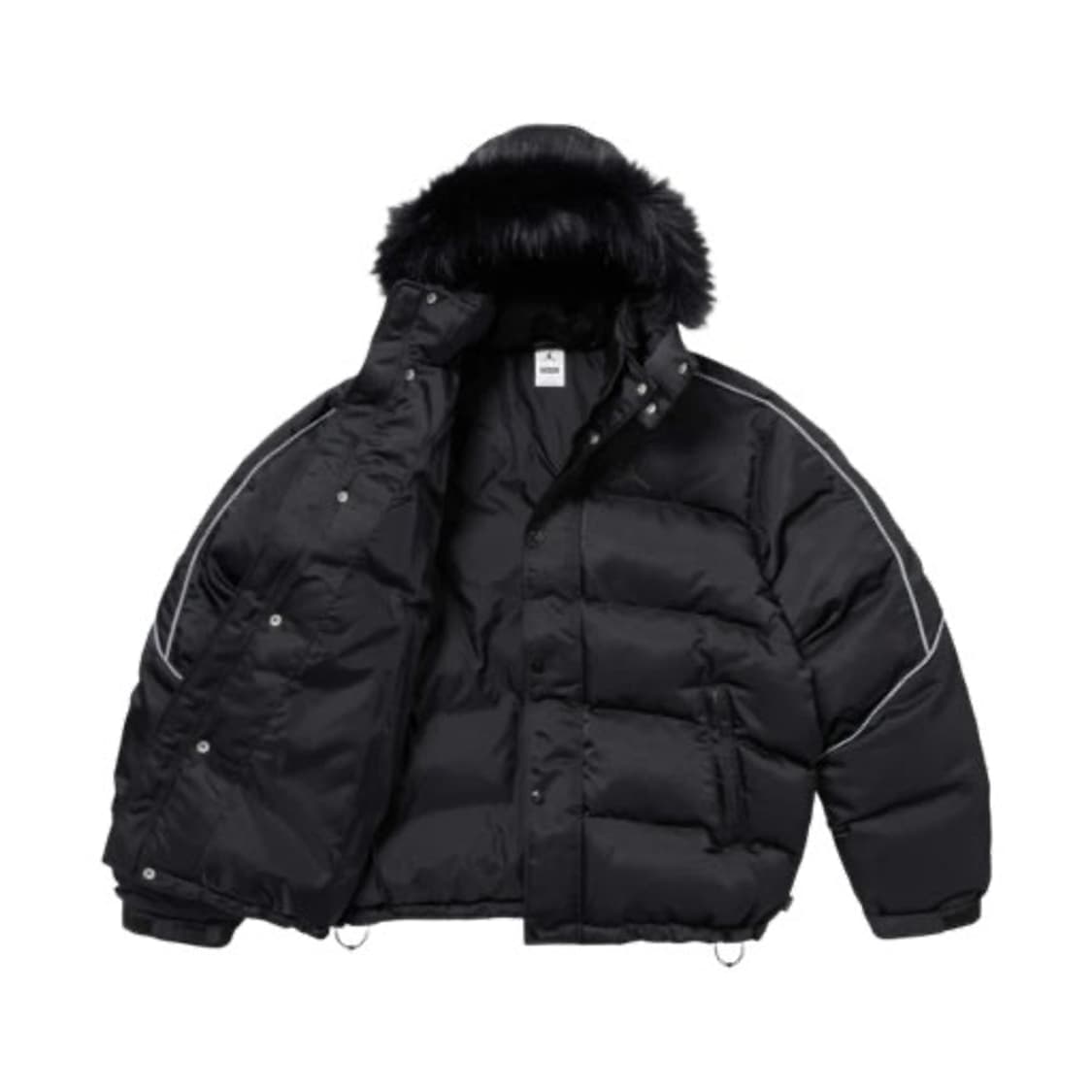 슈프림조던 퍼퍼자켓 블랙M 상품이미지2