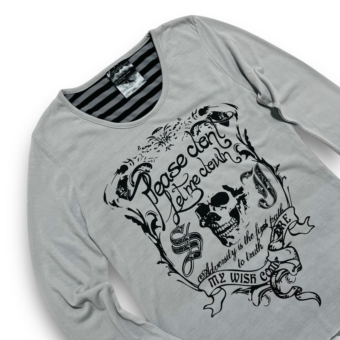 Cherry punk Skull Layered Long Sleeve 상품이미지2