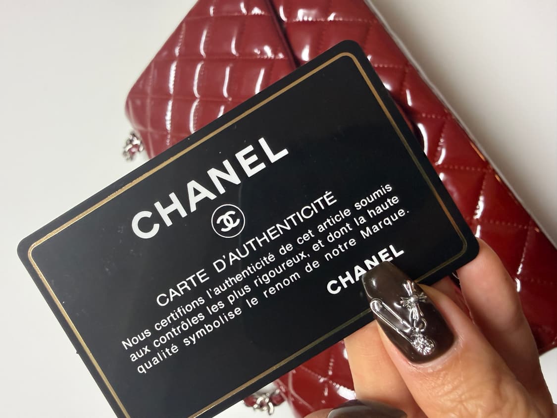 샤넬 클래식 퀼팅빅백 버건디 상품이미지6