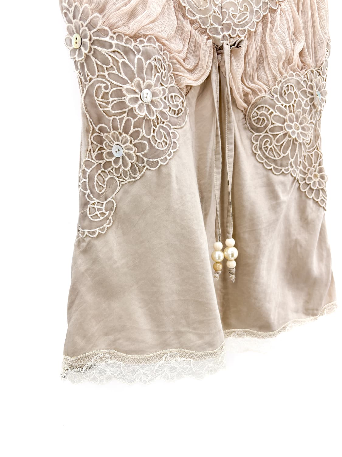 빈티지 플라워 레이스 슬리브리스 상품이미지3