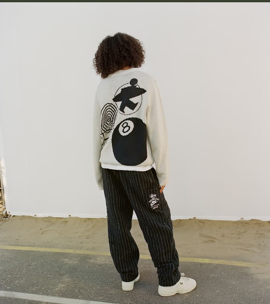 [L]나이키 x 스투시 NRG 니트 스웨터 파슬 상품이미지9