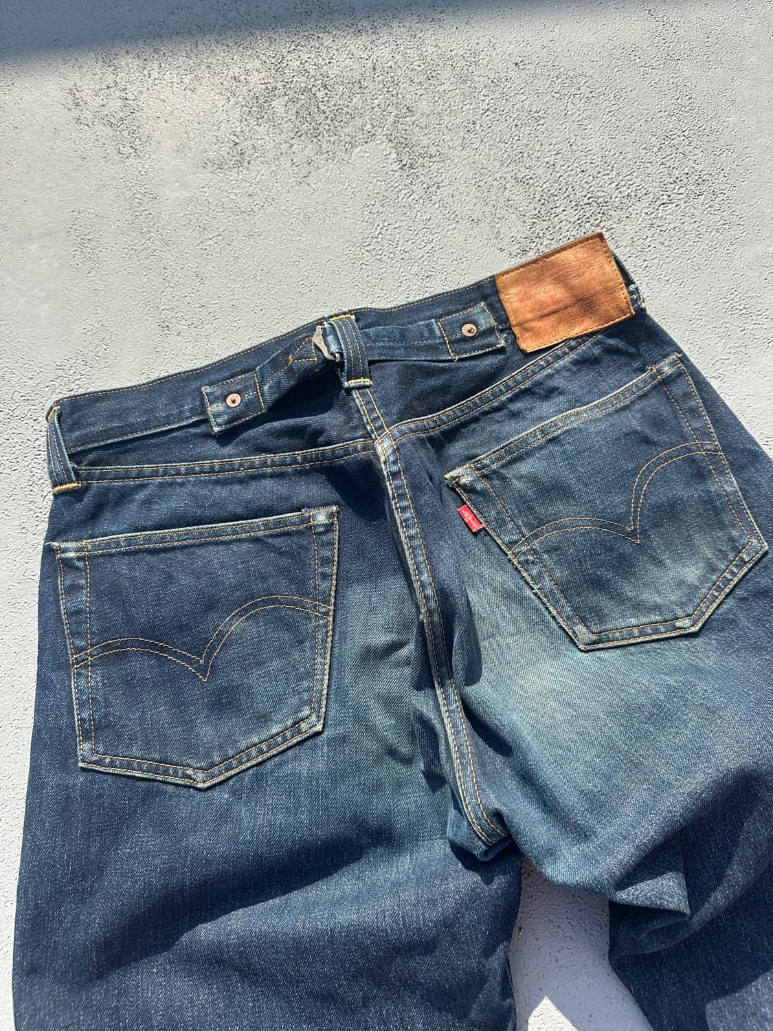 90s 리바이스 LVC 201xx 발렌시아 공장 Big E 셀비지 데님 상품이미지8