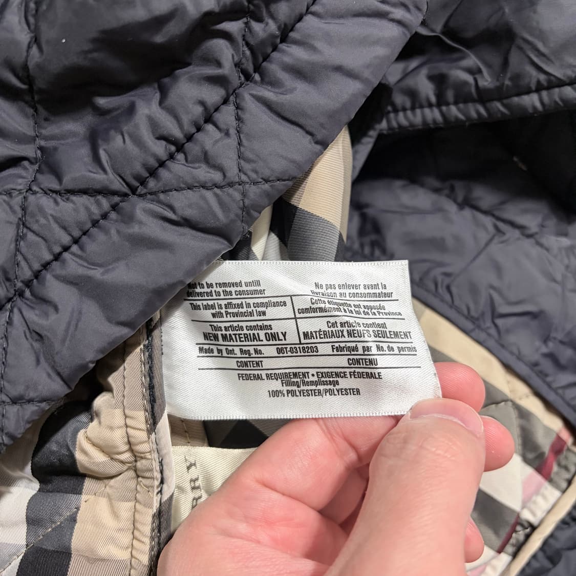 바버리 퀄팅 누빔 자켓 상품이미지8