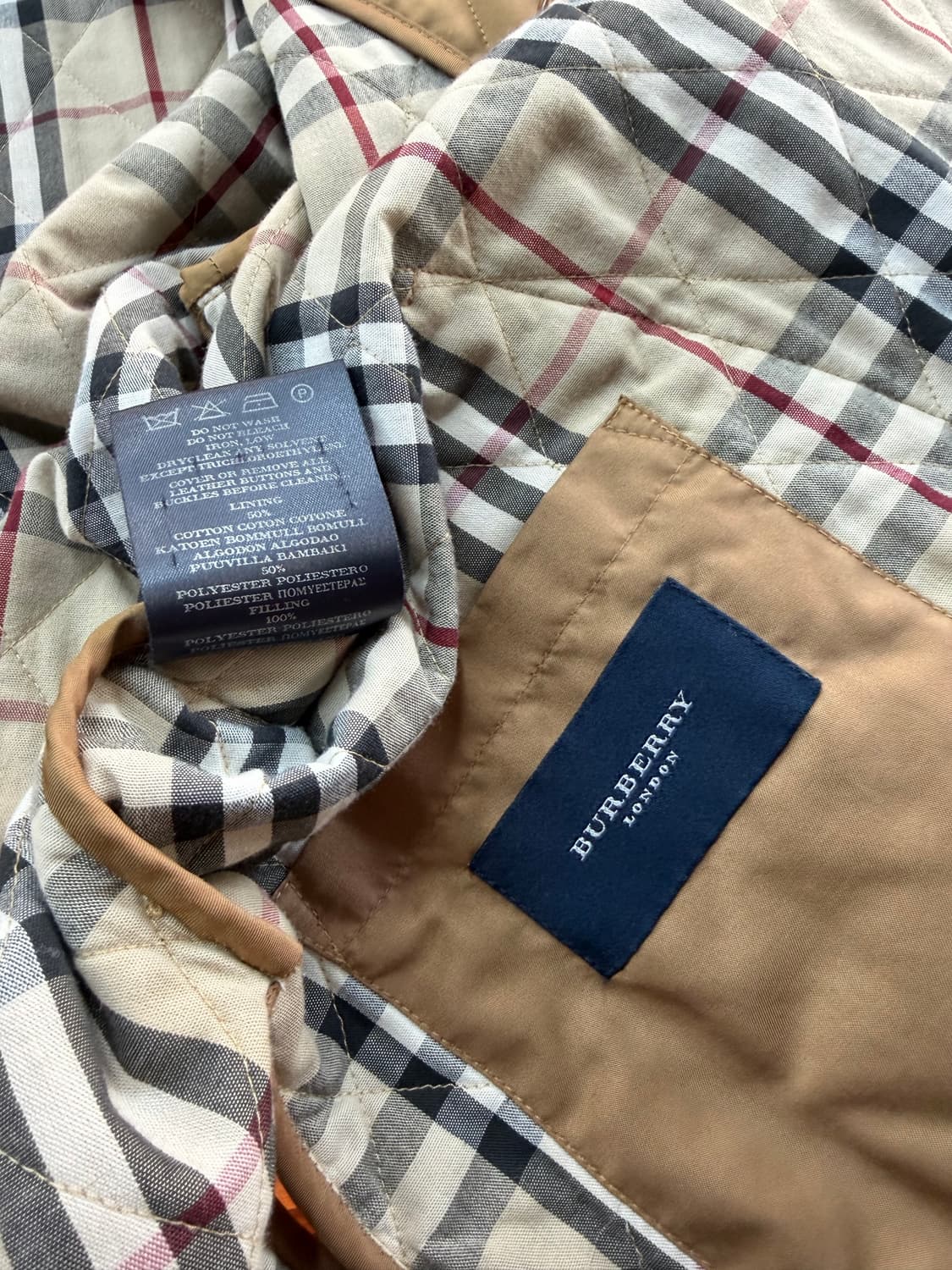 XL/ 버버리 런던 퀄팅 경량 패딩자켓 상품이미지7