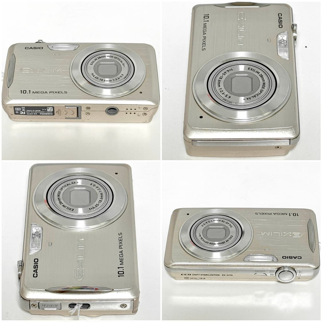 카시오 엑슬림 Z270 샴페인골드 빈티지디카 상품이미지6