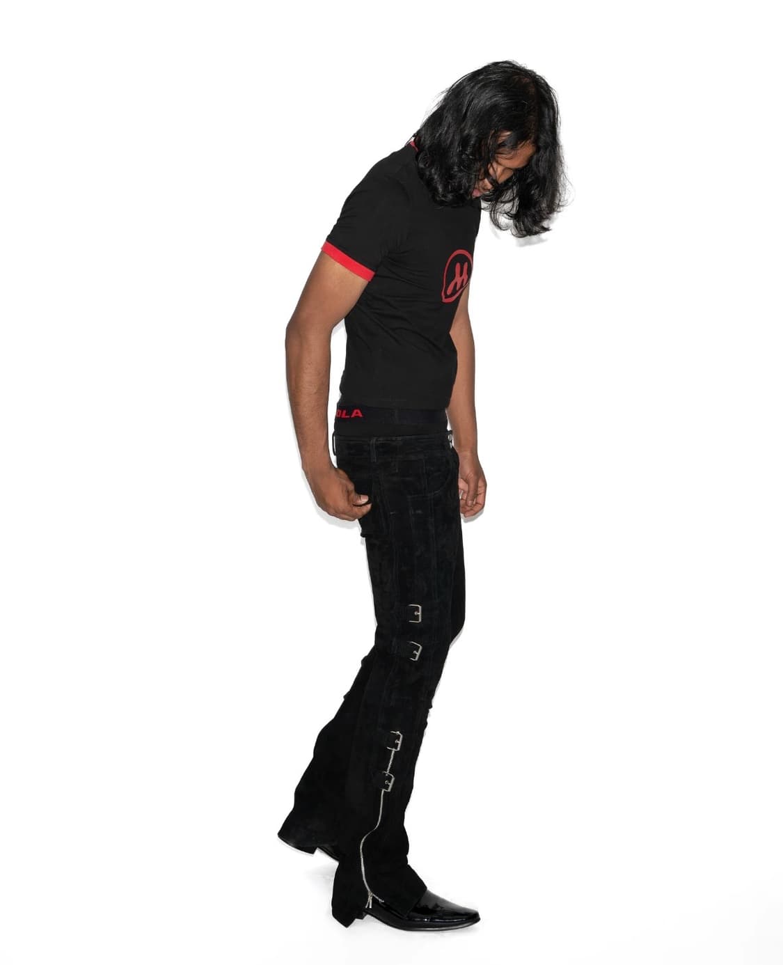 Mowalola Dropout Tee Black 상품이미지4