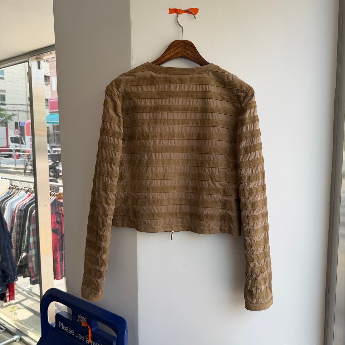 ltaly vtg 스웨이드 크롭 자켓 상품이미지4