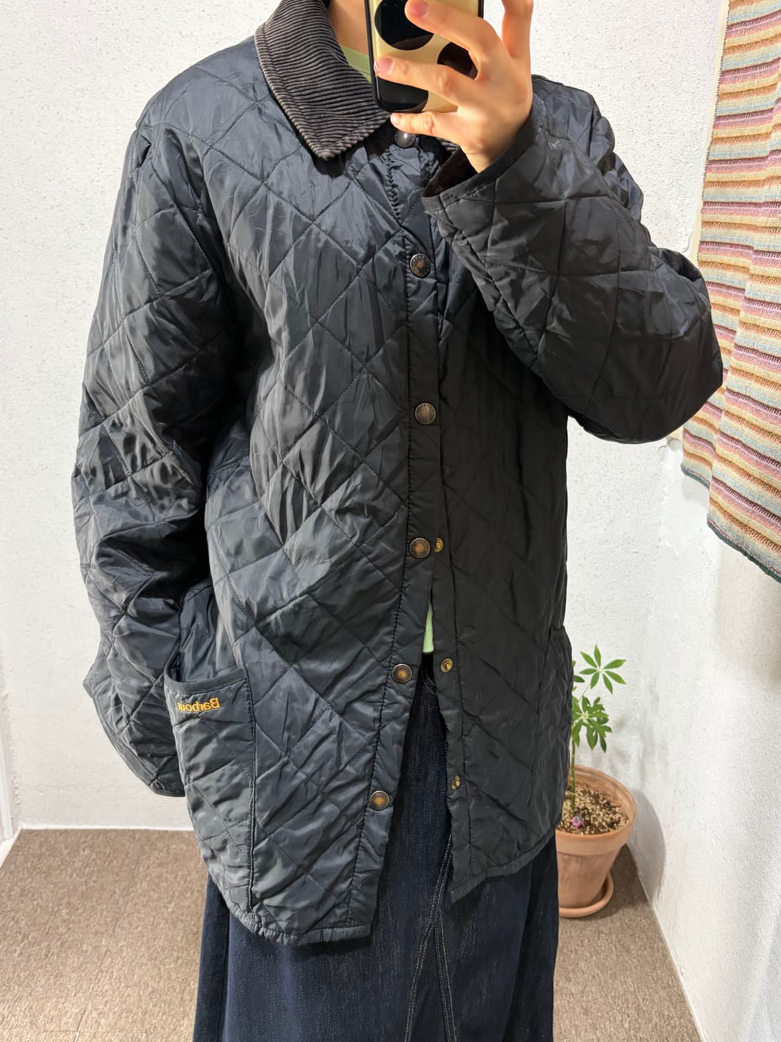 바버 퀄팅 자켓 상품이미지4