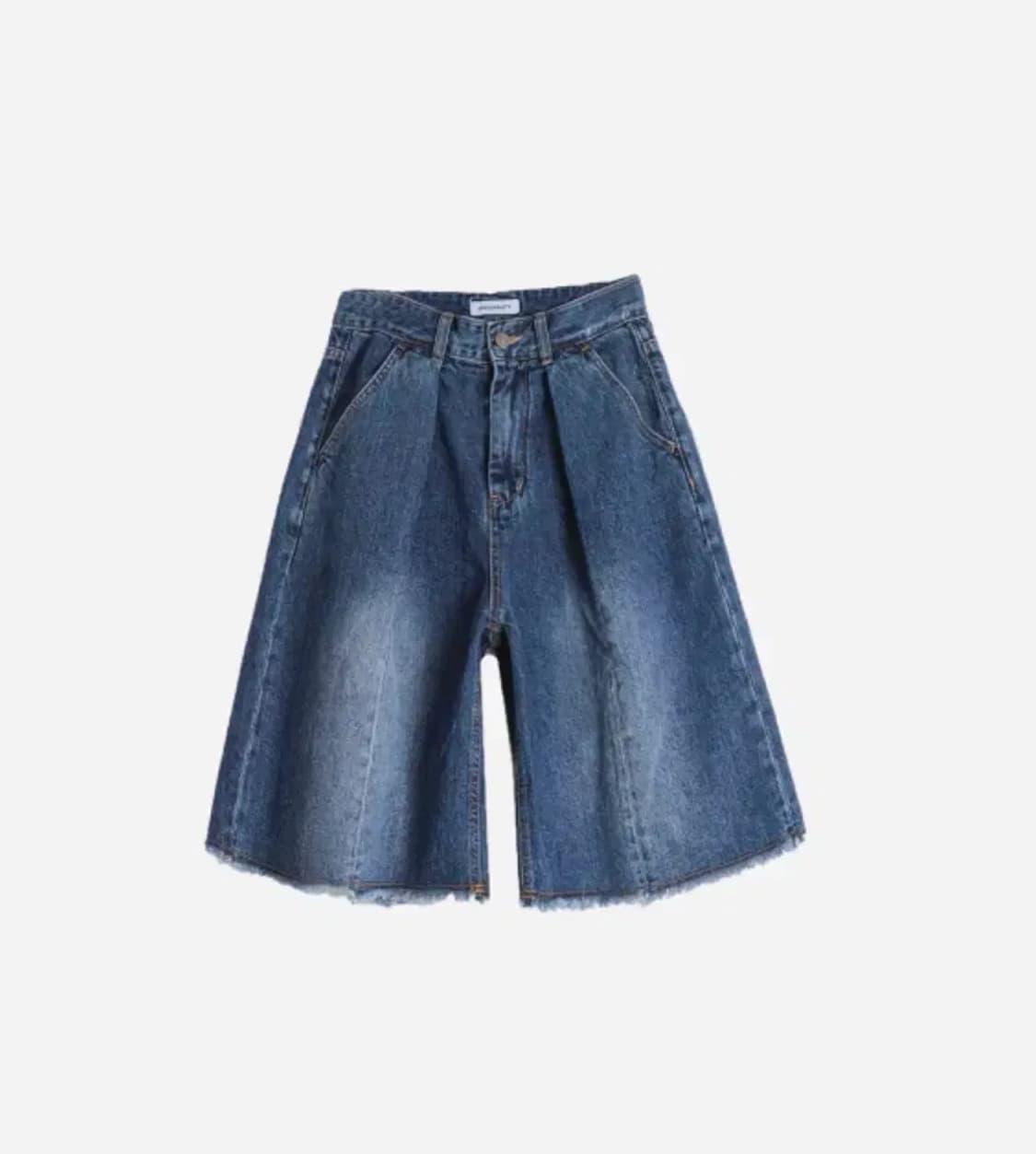 999 휴머니티 데님 버뮤다 팬츠 딥 블루 상품이미지2