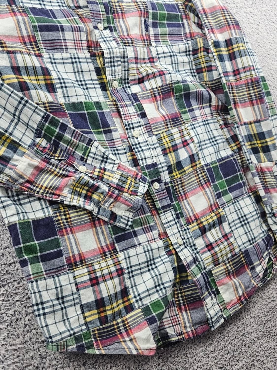 폴로랄프로렌 체크패턴 패치 워크 셔츠 / 11007 상품이미지6