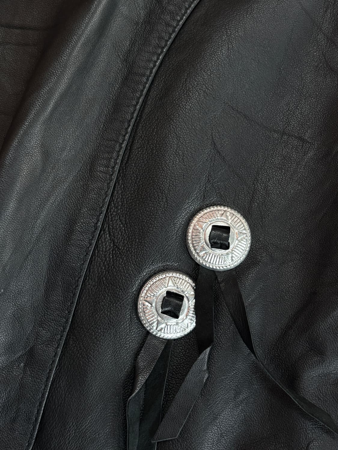 [2XL] High way fireman leather vest 상품이미지6