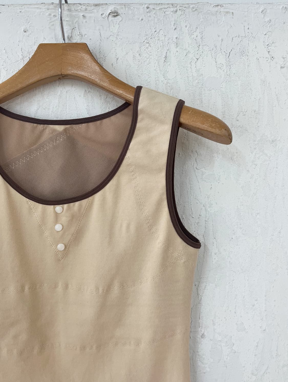 vintage contrast sleeveless top 상품이미지5