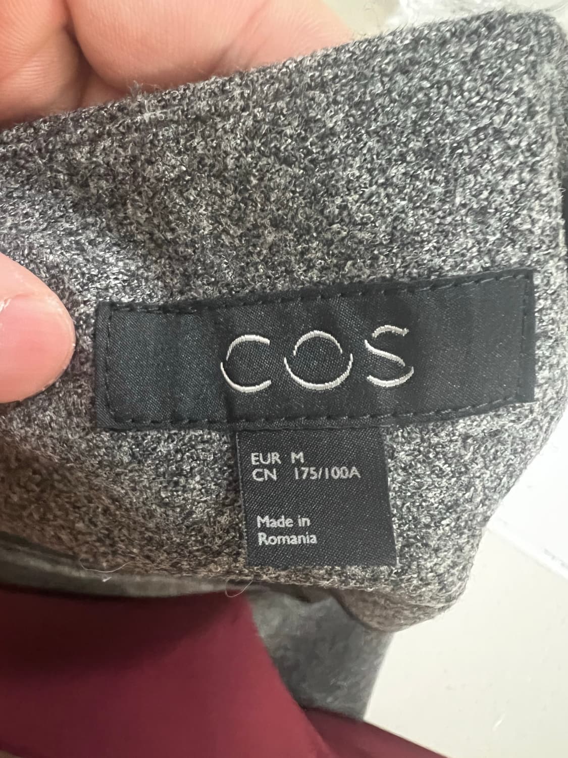 cos 우븐 울 브이넥 베스트 M 상품이미지4