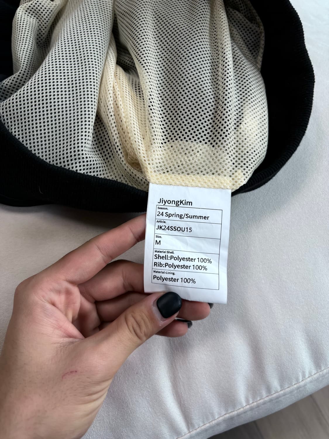[M] 지용킴 드레이핑 트랙 자켓 상품이미지5