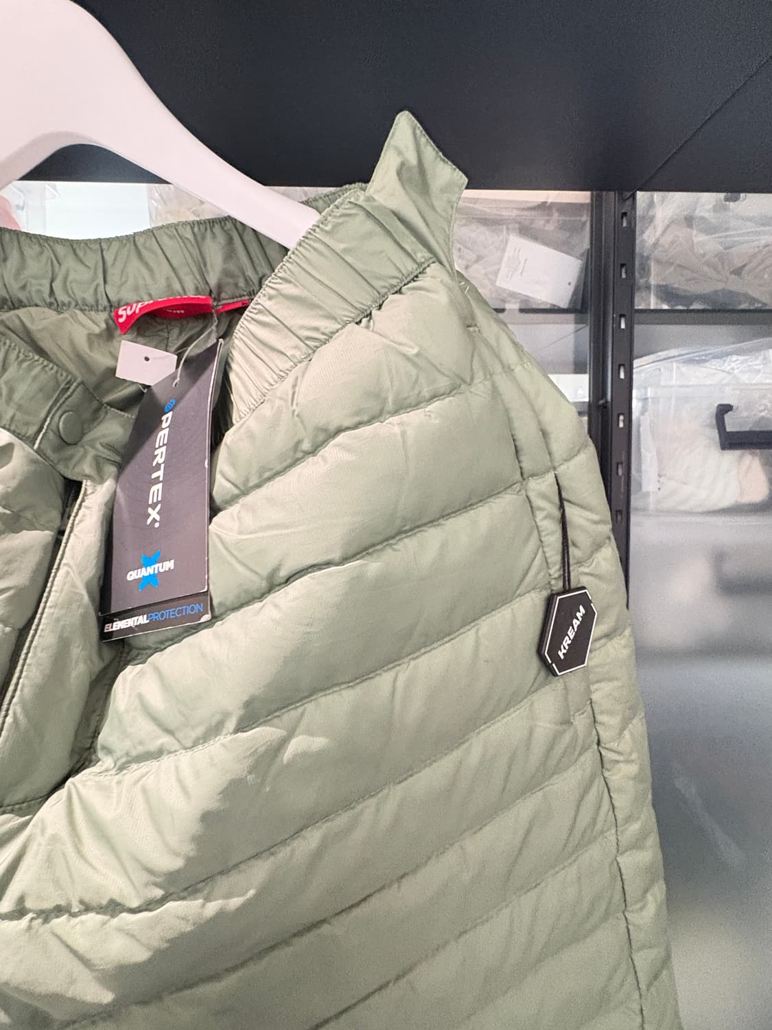 Supreme Micro Down Pant Olive  M 상품이미지3