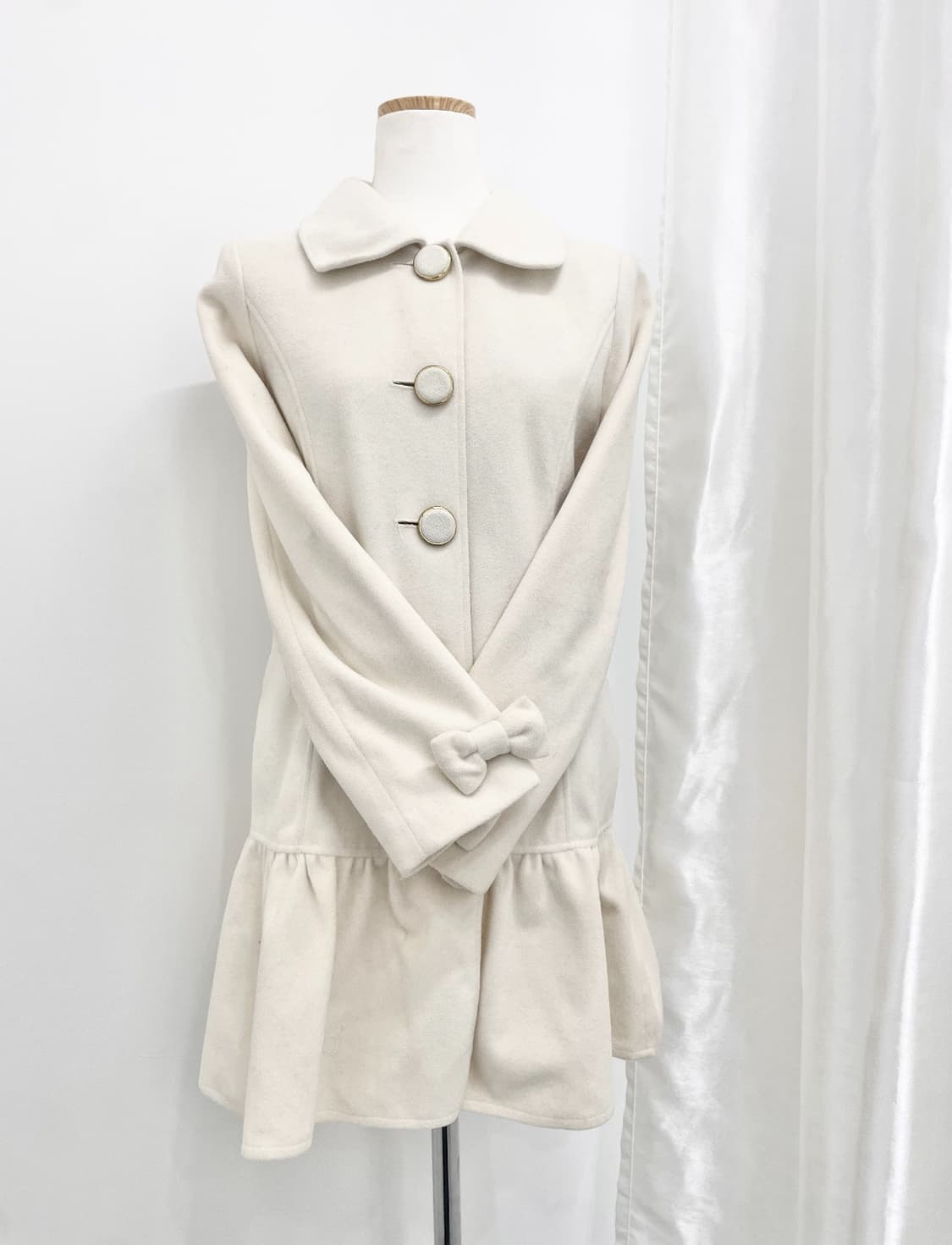 LIZ LISA 리즈리사 리본 프릴 코트 상품이미지1