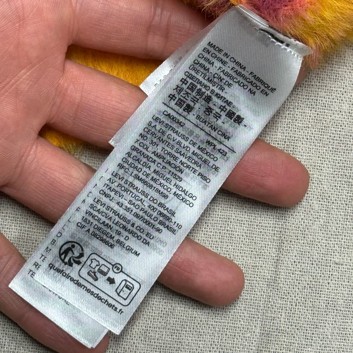 리바이스 우먼 크롭 앙고라 가디건 XS 상품이미지6