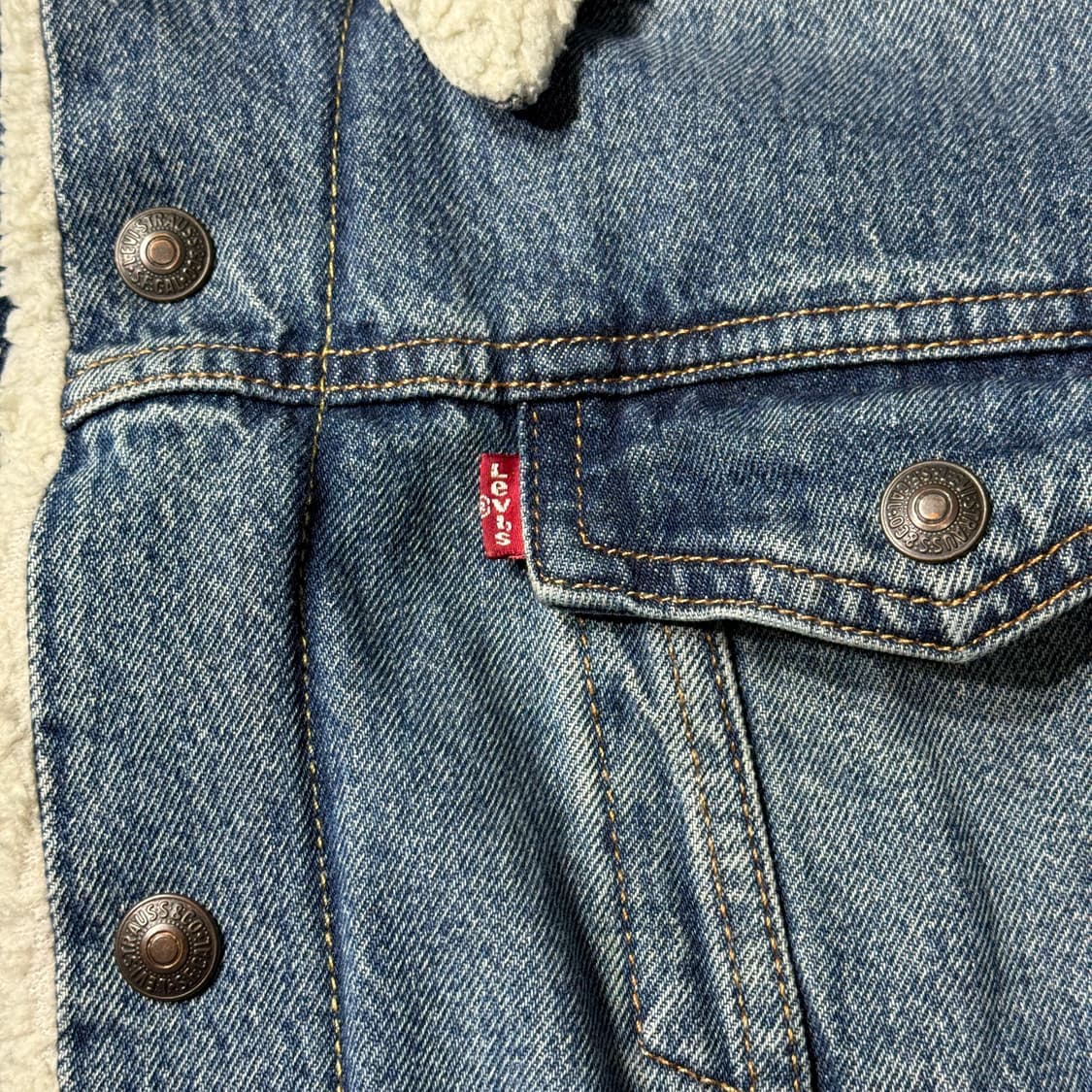 리바이스 쉐르파 데님 트럭커 (old-8505) 상품이미지4