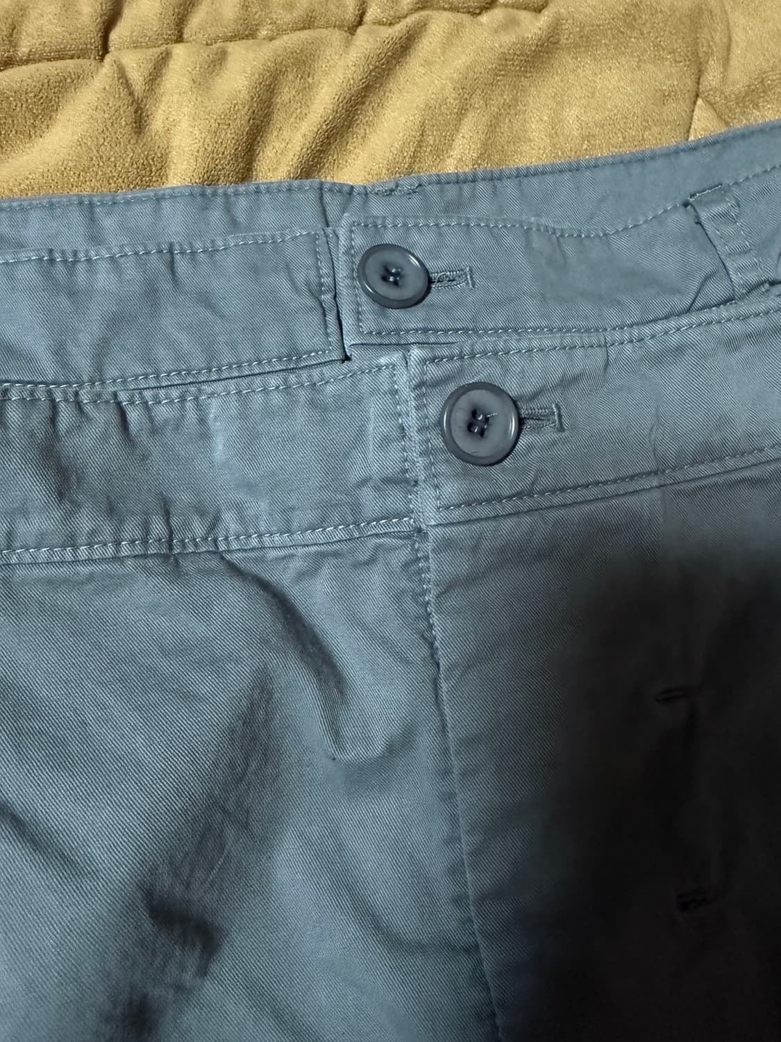 [L] EE 누마레 더블 웨이스트 코튼 트라우저 슬레이트 그레이 팝니다  상품이미지4