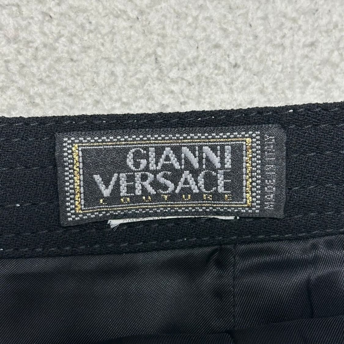 지아니 베르사체 꾸뛰르 미디 스커트 블랙 44 상품이미지4