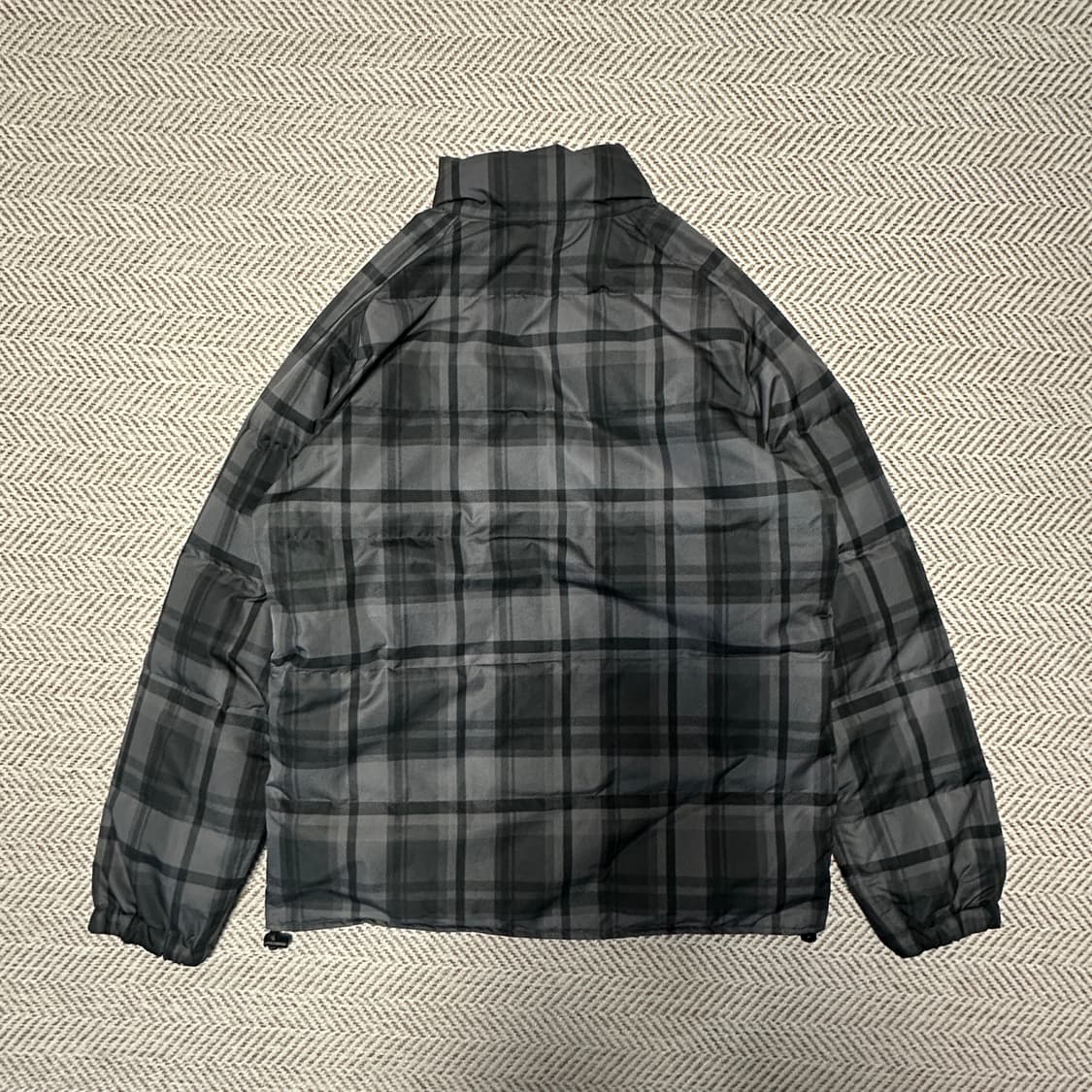 BAPE check jumper down jacket 상품이미지2