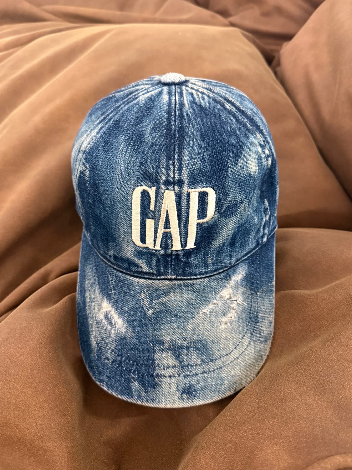 1990s GAP 디스트레스드 타이다이 볼캡 상품이미지2