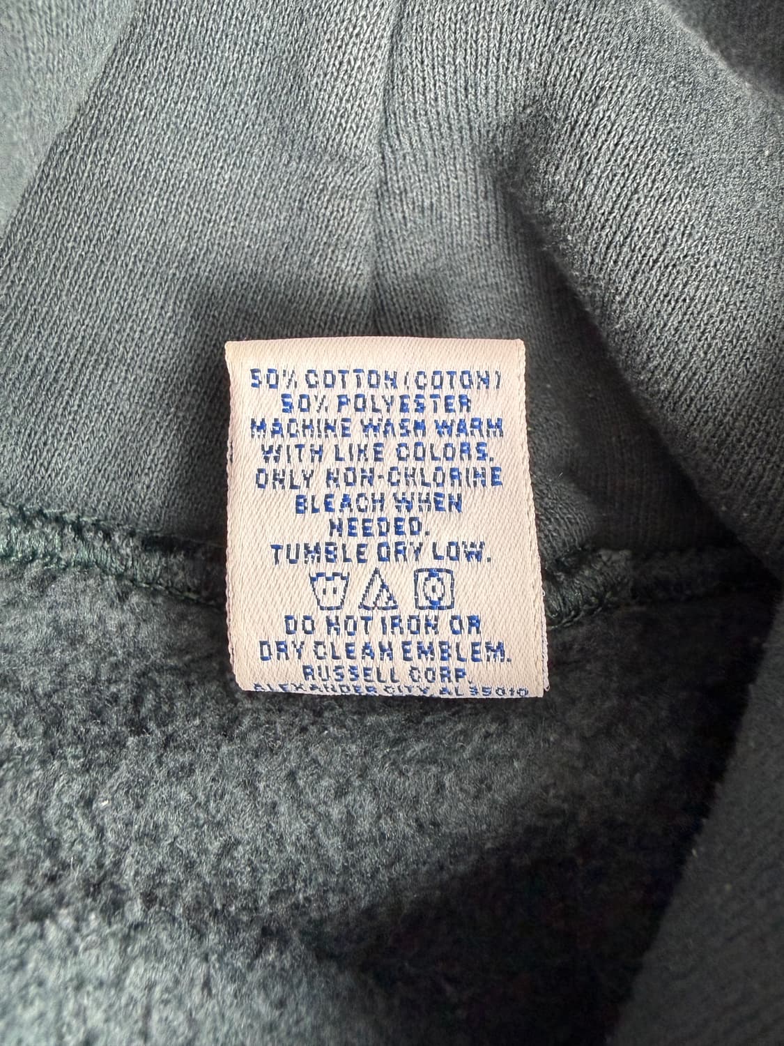 90s Russell Hoodie (sage green) 상품이미지4