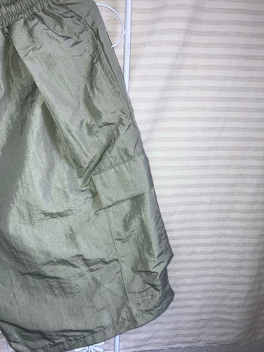 빈티지 카키 카고 버뮤다 팬츠 y2k 스트릿 갸루 펑키475 상품이미지4