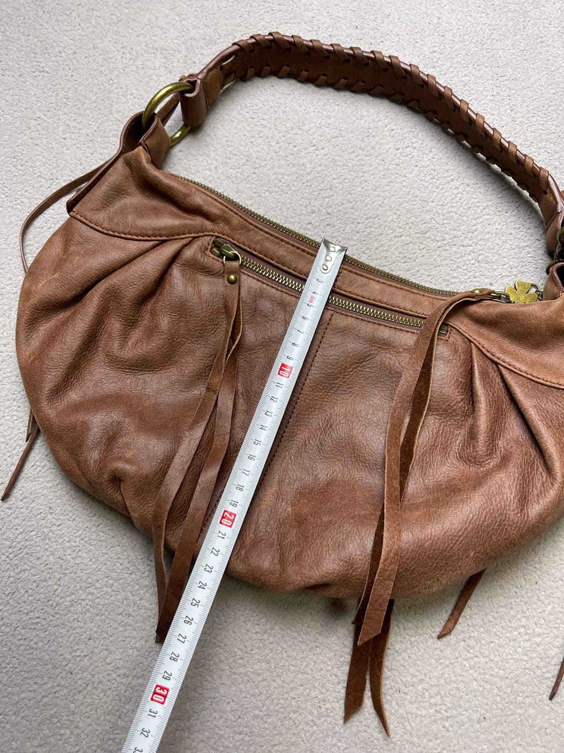 LUCKY BRAND 빈티지 양가죽 가방- 숄더백 상품이미지4