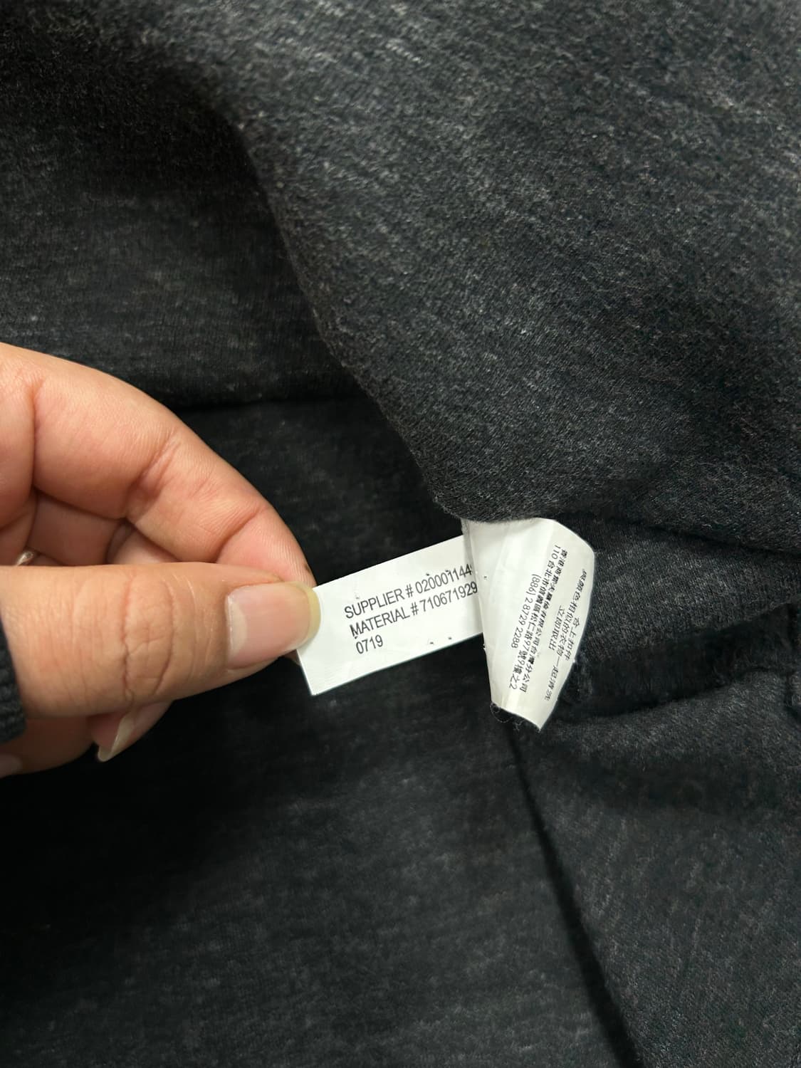 폴로 랄프로렌 차콜 멀티포니 니트 하프집업 L 상품이미지7