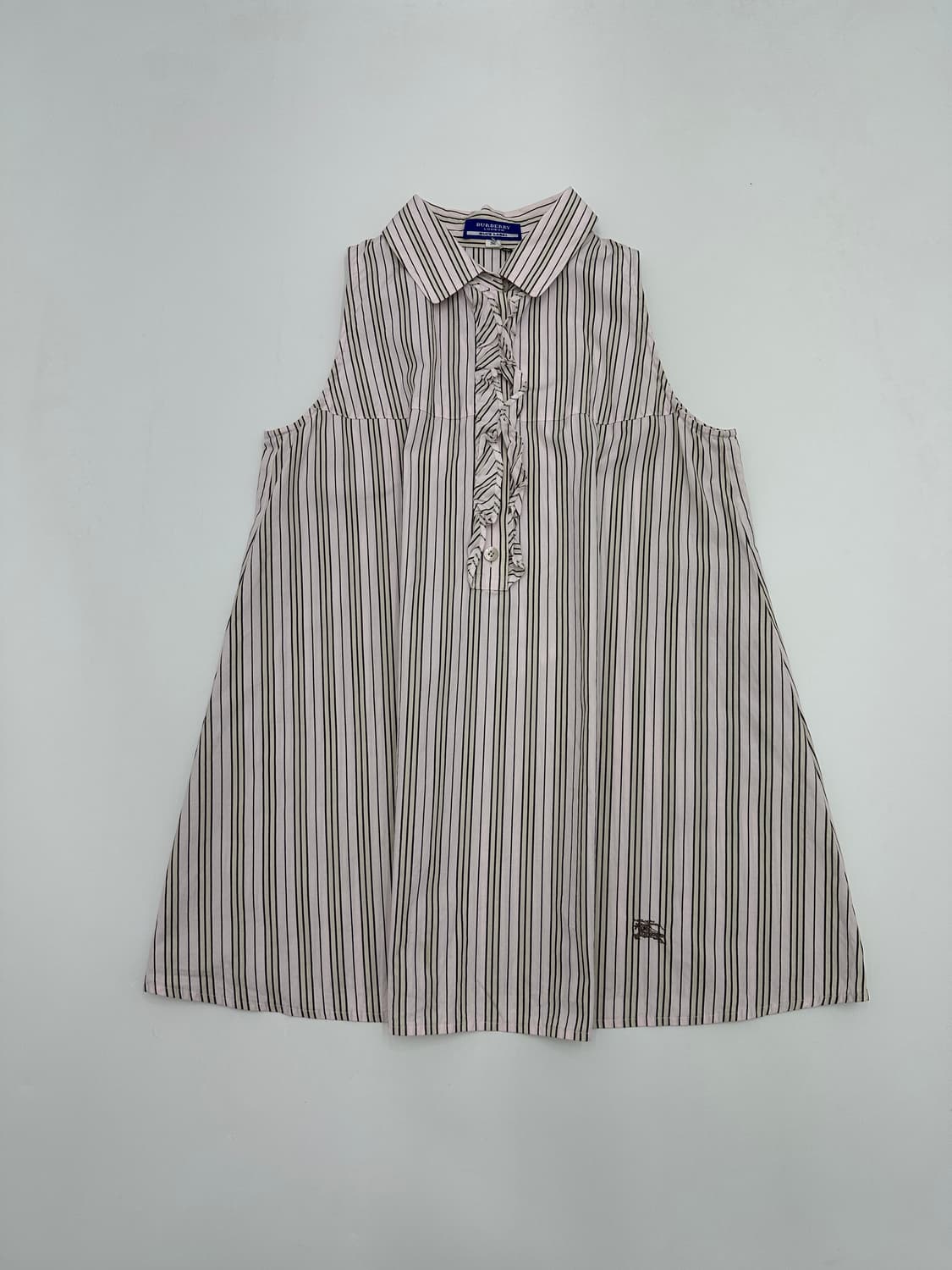 버버리 블루라벨 프릴 슬리브리스 셔츠 상품이미지1