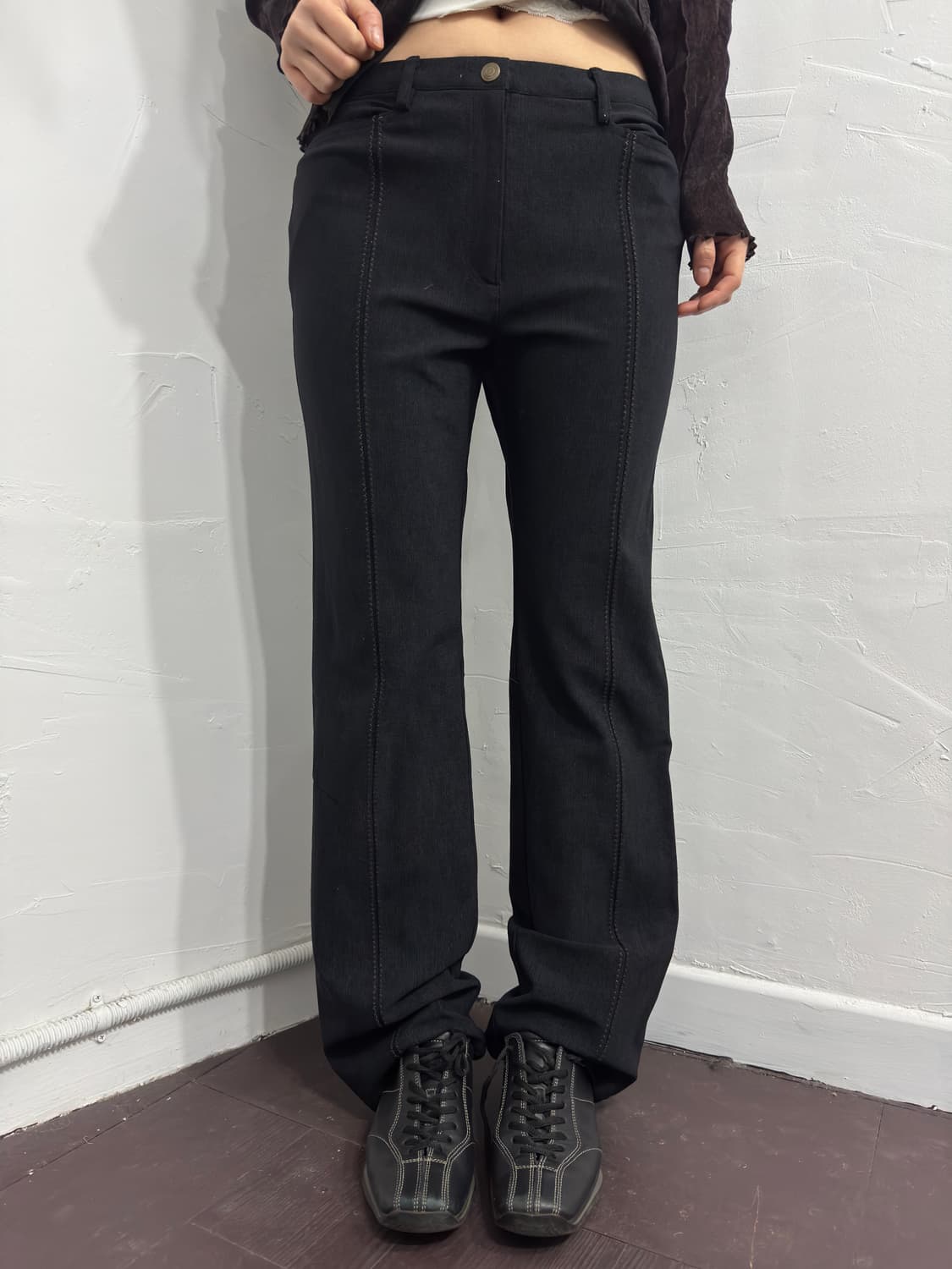 line detail pants 상품이미지2