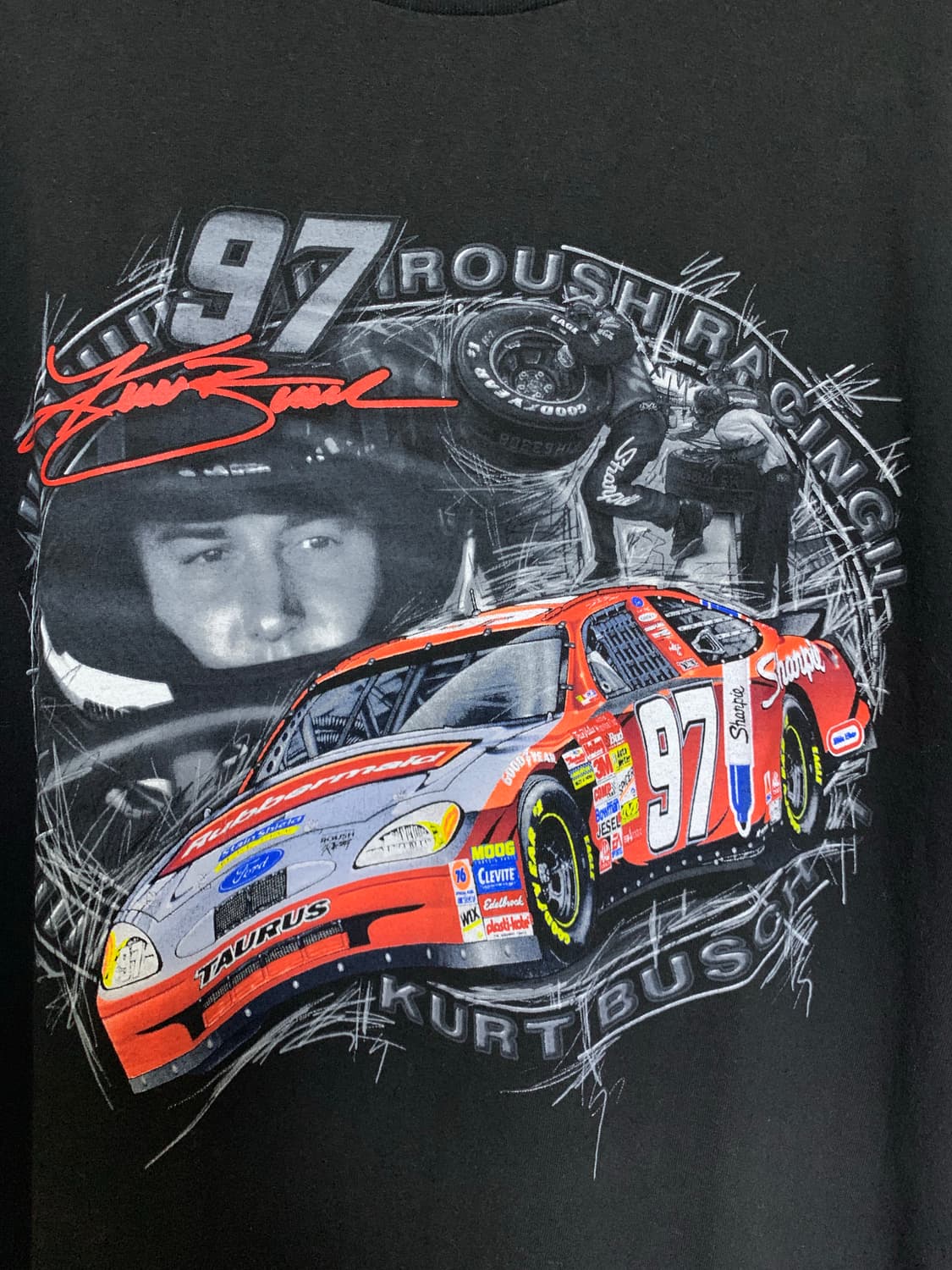 [XL] 90s 나스카 레이싱 빈티지 반팔티 티셔츠 상품이미지2