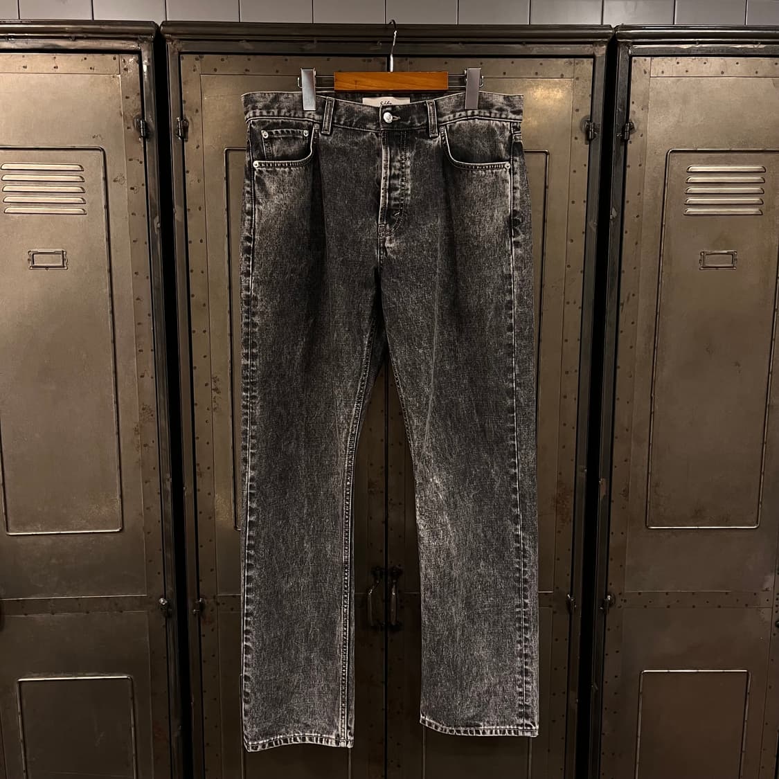 [택포](34) Sefr 스트레이트 컷 데님팬츠 그레이 상품이미지2