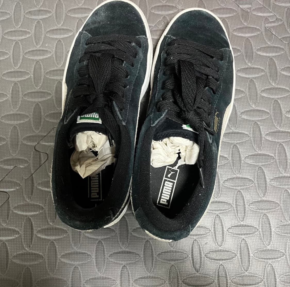 [235] 푸마 로얄 스웨이드 클래식 스니커즈 블랙 상품이미지3