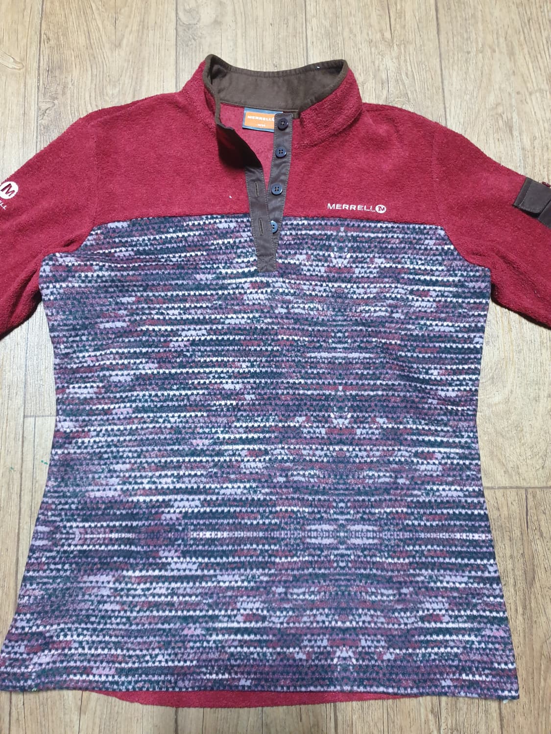 머렐 아웃도어 반집업 90 사이즈입니다 상품이미지1