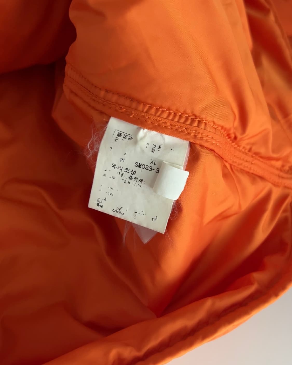 폴로 랄프로렌 오렌지 퀼팅 자켓 XL 상품이미지5